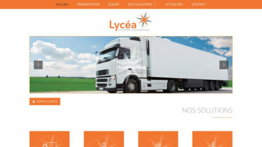 Page d'accueil du site : Lycéa