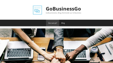 Page d'accueil du site : Gobusinessgo