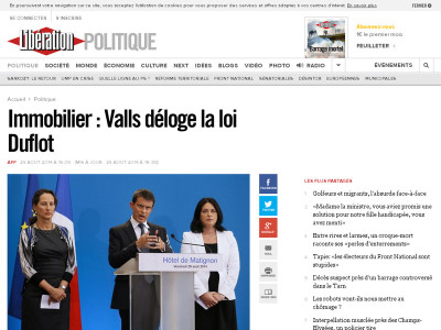 Manuel Valls impose la loi Pinel