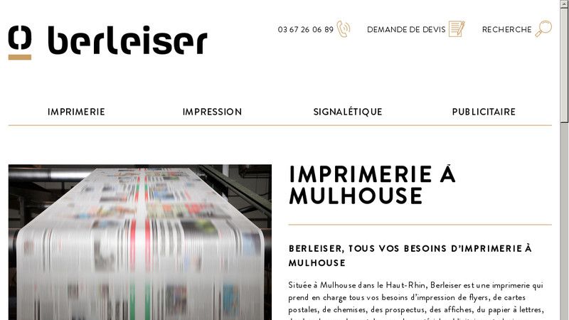 Imprimerie Berleiser à Mulhouse
