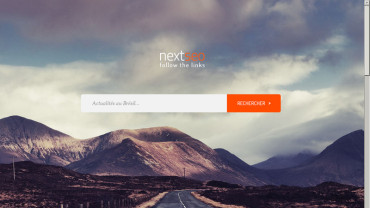 Page d'accueil du site : Nextseo
