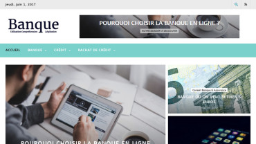 Page d'accueil du site : Banqueucl.lu