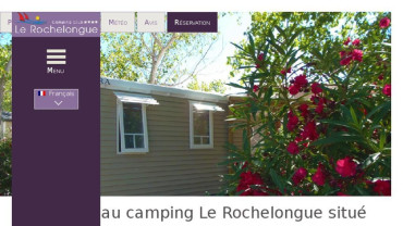 Page d'accueil du site : Le Rochelongue
