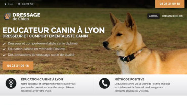 Page d'accueil du site : Dogs cool