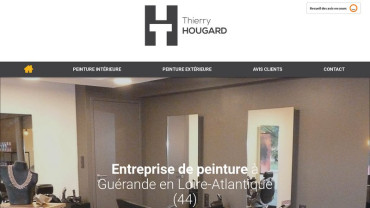 Page d'accueil du site : Thierry Hougard