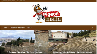 Page d'accueil du site : Pigeon Malin 