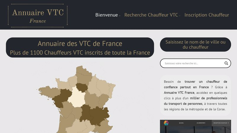 Annuaire VTC France 