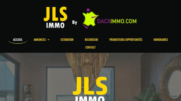 Page d'accueil du site : JLS Dacximmo Epinal