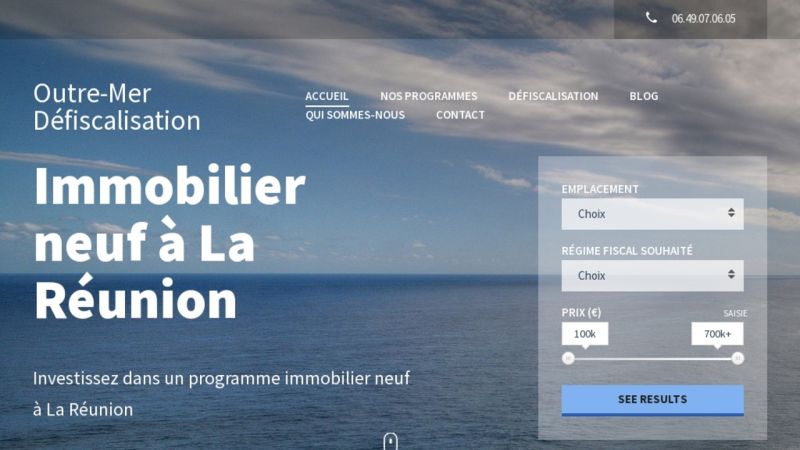 Outre-mer Défiscalisation
