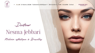 Page d'accueil du site : Docteur Nesma Jebbari