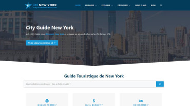 Page d'accueil du site : Ici New York