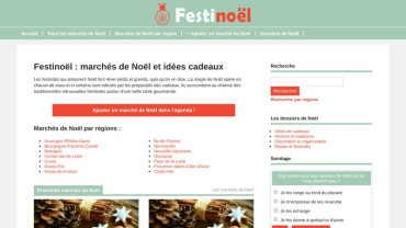 Page d'accueil du site : Festinoël
