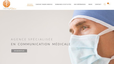 Page d'accueil du site : Thémis Medica
