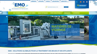Page d'accueil du site : Emo France