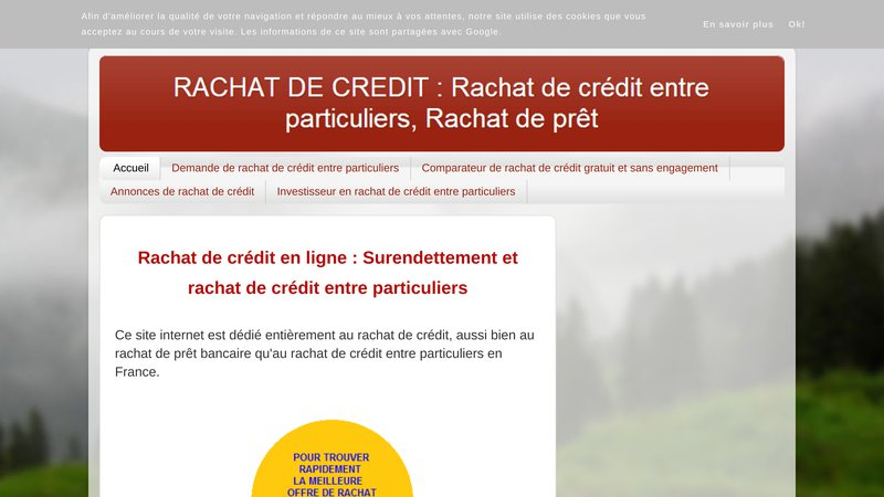 Rachat Credit Entre Particulier
